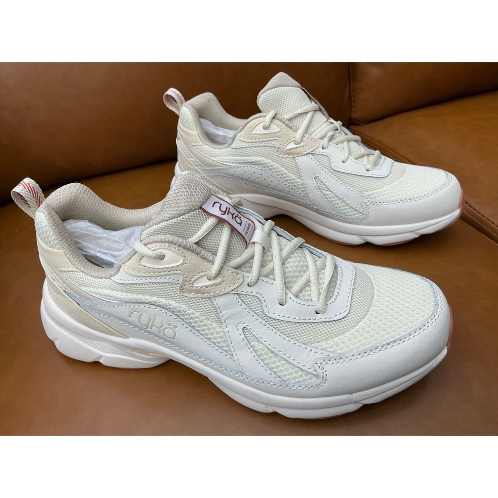 Ryka Skyrise Walking Sneakers Womens 9 White Chunky Athletic Shoes